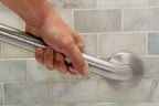 Moen Home Care Bathroom Safety 32 Inch Stainless Steel Handicap Grab Bar for Bathtub and Shower, Elderly Assistance Product with Concealed Screws, 8732