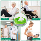 BOOWOO Bedside Commode Liners with Absorbent Pads, Disposable Commode Bags/Pads, Scented Adult Potty Chair Liners, Portable Commode Poop Bag for Commode Chair, Bedpan, Bucket Toilet, 100 Bags+100 Pads