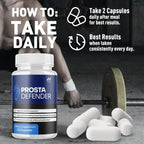 (2 Pack) Prosta Defender Capsules, Official Prostadefender Pills with All Natural Ingredients, Advanced Overall Health and Wellness Supplement, Natural Maximum Strength Vitamin Formula (120 Capsules)