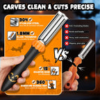 Upgraded Pumpkin Carving Kit for Adults & Kids with Professional Detail Sculpting Tools, Heavy Duty Stainless Steel Knife Set with Carrying Case for Halloween Decoration