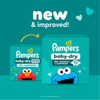 Pampers Baby Dry Ultra Cushiony Diapers, Size 6 (23-44 lbs), 144 Count, Up to 100% Leakproof (Packaging May Vary)