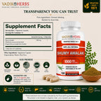 Vadik Herbs Organic Bhumy Amalaki, 100 Caps, Liver Support 1000mg