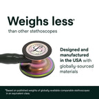 3M Littmann Cardiology IV Diagnostic Stethoscope, 6152, More Than 2X as Loud, Weighs Less, Stainless Steel Chestpiece, 27" Black Tube