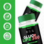 Gluco Life 360 Capsules, GlucoLife 360 Supplement with Advanced Maximum Strength, Premium Health Formula Pills for Overall Health & Wellness, GlucoLife360 Vitamins Reviews, Made in USA (60 Capsules)