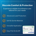 McKesson Ultra Adult Incontinence Underwear, [80 Count], Heavy Absorbency, Medium, 32-44 in. Unisex Bladder Leak Protection, Pull-On Style with Tear-Away Sides, Postpartum and Incontinence Support