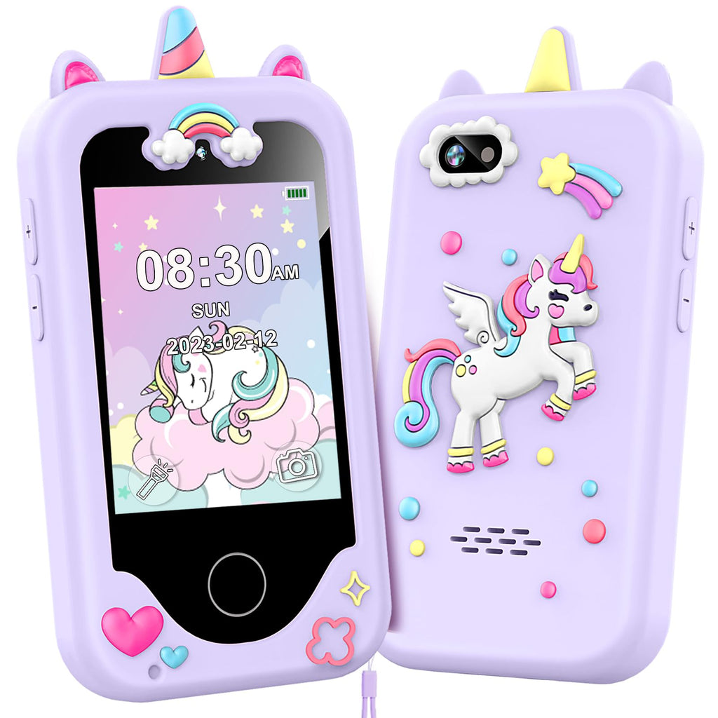 Kids Smart Phone for Girls, Christmas Birthday Gifts for Girls Age 3-10