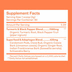 Further Food Superfood Turmeric Root Powder - Maximum Absorption, Natural Immune Booster, Golden Milk Blend, Sugar Free, Keto, Vegan, Non-GMO, 6.35 Oz
