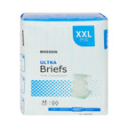 McKesson Ultra Briefs, [48 Count], XXL, 63-69 in. Incontinence Adult Diapers with Tabs, Heavy Absorbency, Unisex, Disposable, Elastic Leg Gathers and Contoured Fit for Men and Women