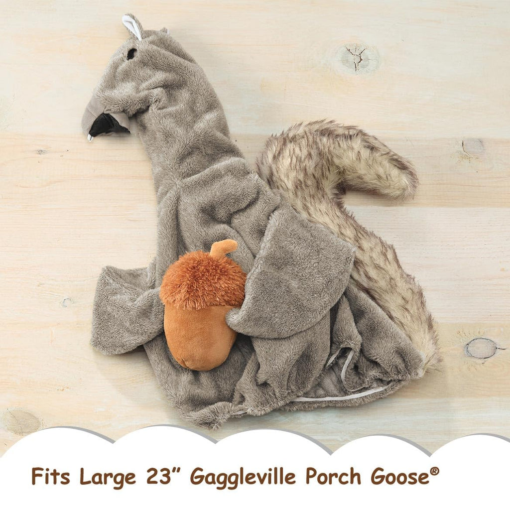 Gaggleville Squirrel Goose Outfit, Fits Large 23" H Statue, by Fox