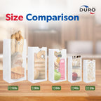 Duro 4# White Paper Bags 500-Count, White Sandwich Paper Bags, Candy, Snacks, Treats, Popcorn Bags & Bulk Disposable Lunch Sacks - 5.00 x3.12 x 9.75 Inches