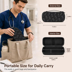 Stethoscope Case for 3M Littmann Classic III/Cardiology IV, Blackheart