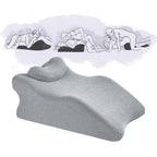 BCZETIH Widened Adult Intimacy Position Pillow for Couples, Sex Butt Cushion with Removable Small Support Pillow, Memory Foam for Sitting or Lying, Ideal for Home Use- Light Grey