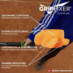 GRIPFIXER Tennis Grip Trainer (Medium Size, Left Hand) - Tennis Training Equipment - Grip Aid