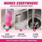 Yugou Foaming Sink Drain Cleaner & Deodorizer, Drain Clog Remover (2pcs)