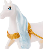 Mattel Disney Princess Toys, Cinderella’s Rolling Carriage, Fashion Doll-Sized with White Horse Featuring Brushable Mane & Tail, Inspired by The Movie