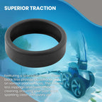 (3-Pack) Calvana Pool Cleaner Tires, 48-232 Replacement Compatible with Zodiac Polaris Black Max, 3900 Sport, 480, and P39 Pool Cleaners, Superior Traction & Durability