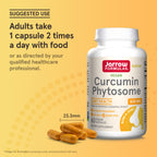 Jarrow Formulas Curcumin Phytosome 500 mg - 60 Veggie Capsules - Formulated with Meriva - Antioxidant Support Supplement - Joint Health & Support - 60 Servings