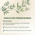 Clean Skin Club Bamboo Viscose Clean Towels XL™, 100% USDA Biobased Face Towel, Disposable Face Towelette, Makeup Remover Dry Wipes, Ultra Soft, 50 Ct, 1 Pack