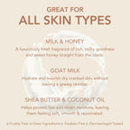 Dionis Goat Butter Overnight Lip Mask & Milk & Honey Lip Balm Set (Pack of 2)