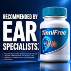 TinniFree Ear & Hearing Support Supplement | 23 Premium Ingredients | Ginkgo Biloba, CoQ10, Magnesium & B12 | Supports Ear Wellness | 60 Capsules