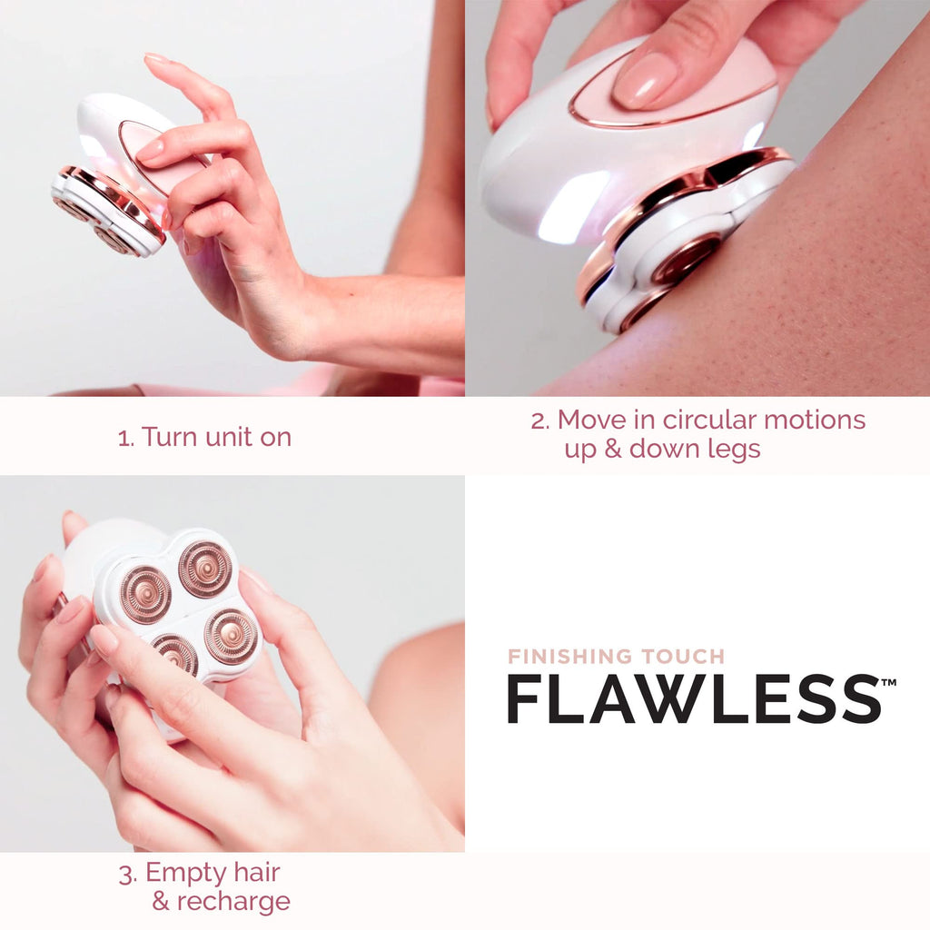 Finishing Touch Flawless Legs Women's Hair Remover , White/Rose Gold
