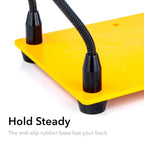 KOTTO Helping Hands Soldering, Third Hand Soldering Tool PCB Holder Four Arms Helping Hands Crafts Jewelry Hobby Workshop Helping Station Non-Slip Steel Weighted Base