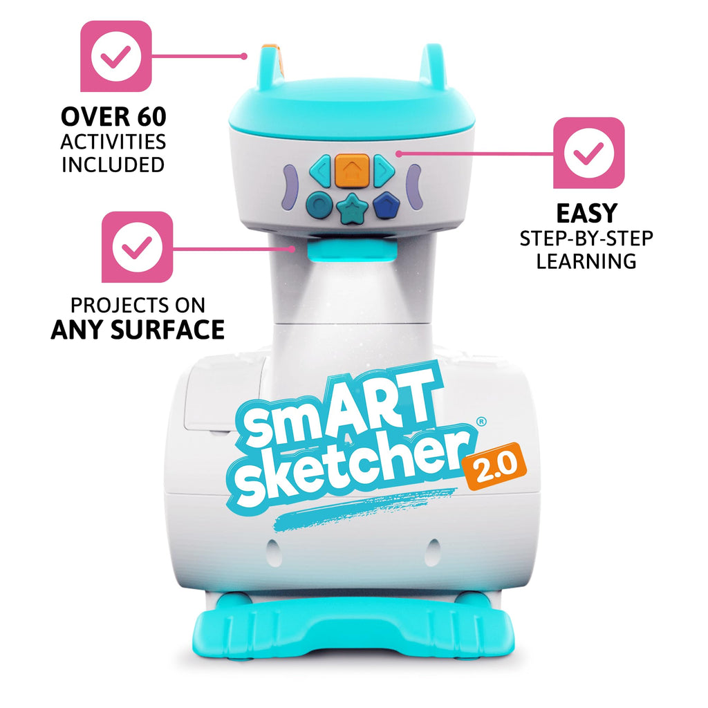 Smart Sketcher 2.0 Projector, Drawing and Tracing Projector for Kids, Educational Arts & Crafts Toy, Art Gift for Boys and Girls for Ages 5+