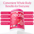 Create Creatine Monohydrate Gummies for Men & Women, Boost Focus, Strength, and Endurance, Anti-Melting Formula, Vegan, Gluten-Free, Non-GMO, 1.5g of Creatine per Gummy (Watermelon)