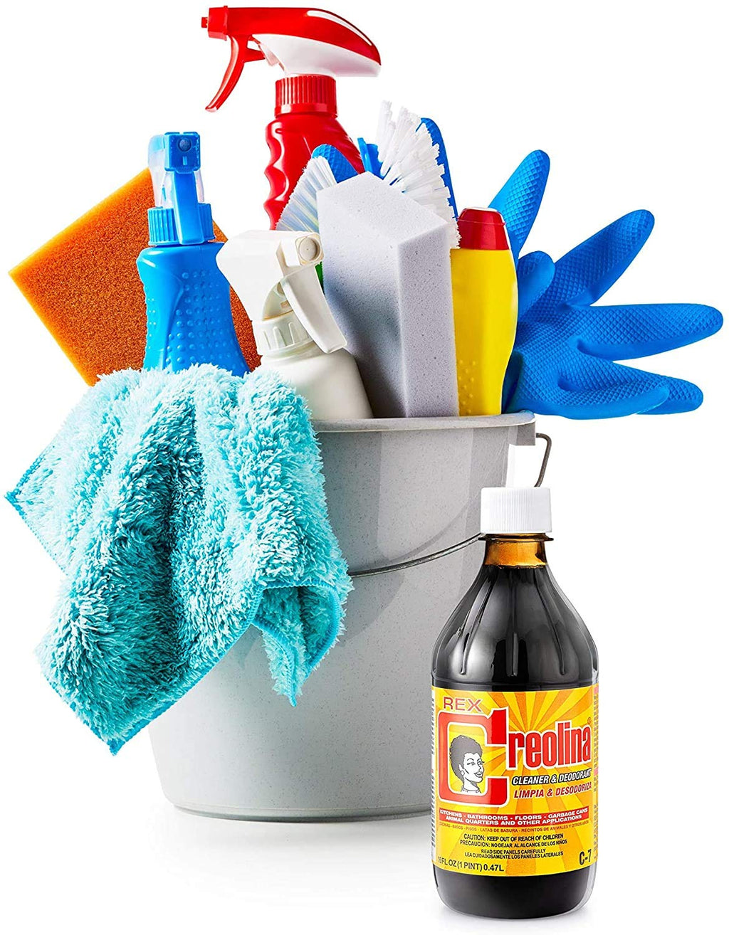 Rex Creolina Multi Purpose Cleaner Concentrate | All Purpose Cleaner Used as Bathroom Cleaner, Floor Cleaner, Garbage Disposal Cleaner, Kitchen Cleaner (4 Pack)
