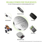 POWEROWL High Capacity CR2032 Battery (20-Pack) 3v Lithium Batteries, Leak-Free, Long Lasting Cr 2032