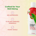 Youngevity Strawberry Kiwi-Mins Plant Derived Multi-Mineral Complex - Made from Humic Shale - Liquid Colloidal Form - Kid Friendly Taste - (32oz)