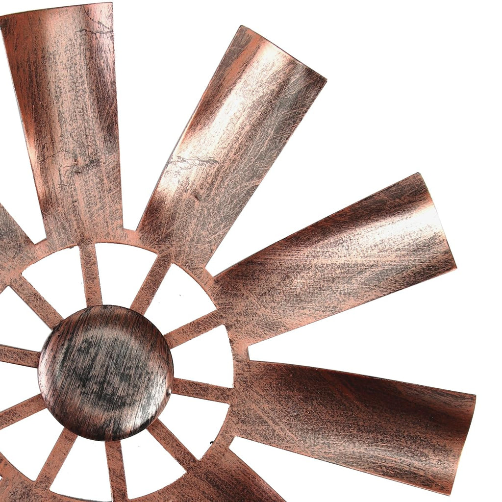 BinaryABC Metal Windmill for Yard Garden – Outdoor Wind Spinner Decor