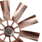 BinaryABC Metal Windmill for Yard Garden – Outdoor Wind Spinner Decor