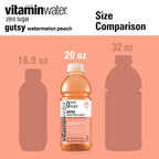 vitaminwater zero sugar gutsy Bottles, 20 fl oz, 12 Pack