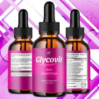 (5 Pack) Glycovit Drops, Official GlycovitDrops with All Natural Ingredients, Advanced Health and Wellness Vitamin Supplements Formula Max Strength Active Lifestyle Multivitamin Support (150 Servings)