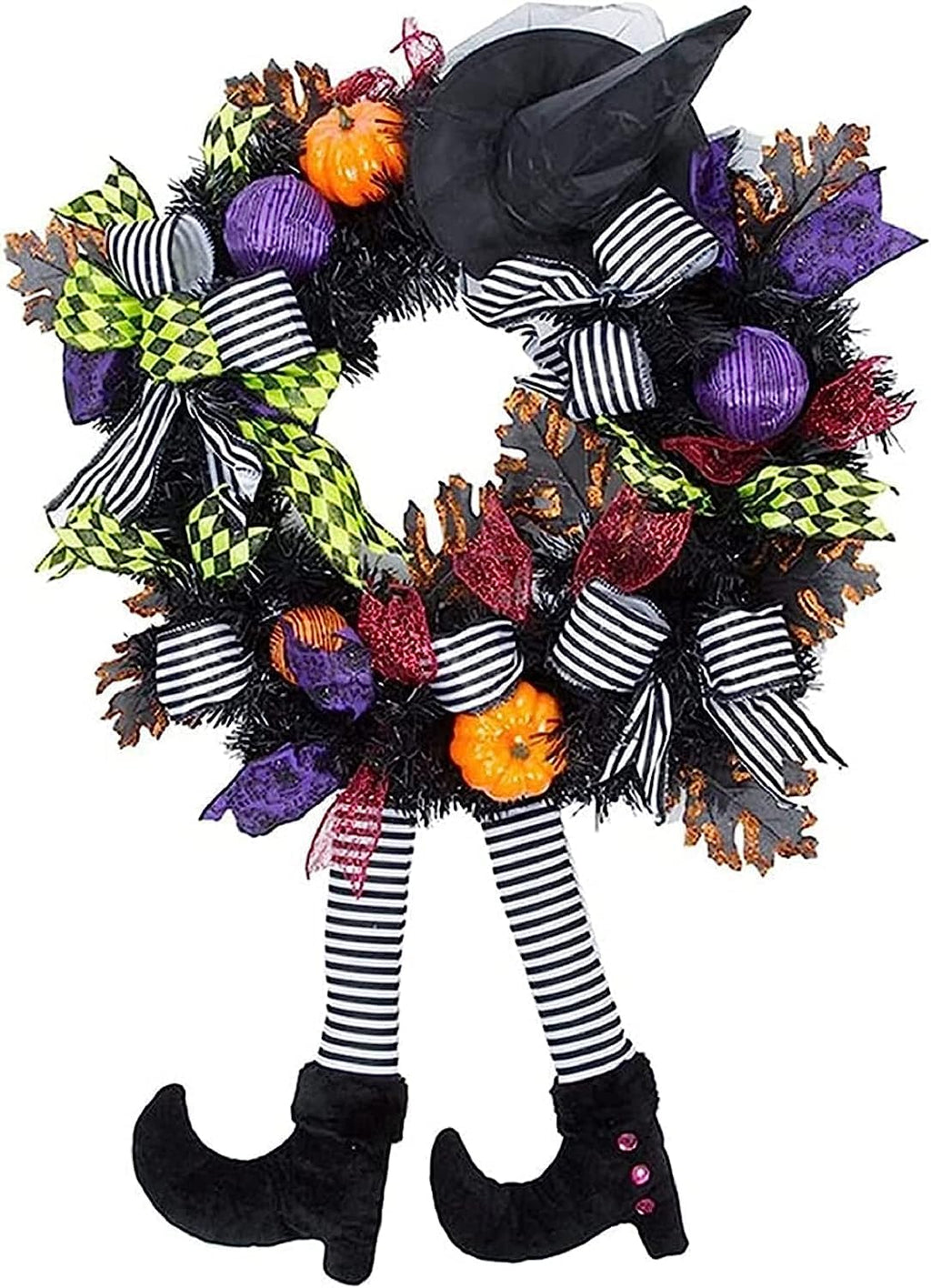 SHAVINGFUN Halloween Wreath-Halloween Wreaths for Front Door