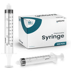 Bulk Case – 10mL Luer Lock Syringe (No Needle) | Sterile & Individually Wrapped | Professional, Industrial & Personal Use | 800 Pcs (8x100) | Yalomi