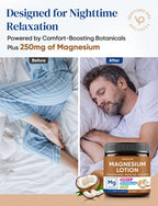 Magnesium Lotion with Arnica, MSM & Boswellia – Cooling Comfort & Relaxation, Magnesium Cream for Muscles & Joints – Ideal for Legs or Feet - Safe for Kids – 6 fl oz