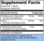 Life Enhancement Galantamind Brain Supplement for Memory and Focus - Vitamin B5 & Galantamine Supplement - Mental Clarity & Cognitive Enhancement (8mg - 90 Capsules, Galantamind)