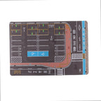 Simhoa 1/64 Scale Parking Lot Model Building Diorama Nonslip Layout Pad Scene Display Mini Car Garage for Vehicle Scene Toy, J