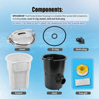 XQK SPX1500CAP Pump Strainer Housing w/Basket Compatible with Hayward Strainer Pump Housing Power-Flo LX SP1580,SP1580. EP1500LX Filter Pumps Replacement Filter Shell, SP1520UN Strainer Pumps Body
