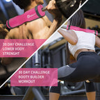 NEALFIT Barbell Pad Squat Pad for Squats���Squat Bar Pad���Great for Weightlifting,Lunges and Hip Thrusts���Foam Sponge Pad���Fit Standard and Olympic Bars Perfectly (Pink)
