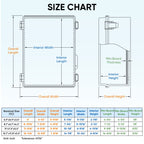 TICONN Outdoor Electrical Box Waterproof, Junction Box IP67 ABS Plastic Enclosure with Hinged Cover with Mounting Plate, Wall Brackets, Cable Glands (Clear, 8.7"x6.7"x4.3")