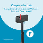 ARCHITECTURAL MAILBOXES 7600P-10 MB1 Mailbox, Medium, Pewter