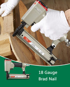 meite 18 Gauge Brad Nails 1-Inch Length F25, Galvanized Finish Ideal for Upholstery, Trims, Woodworking 5,000 PCS/Box (1 Box)
