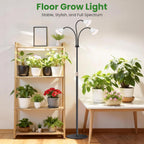 wolezek Floor Grow Lights for Indoor Plants, Full Spectrum, for Tall Plant