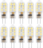 Amazing power G4 LED Bulb, 12V Bi Pin 20W Halogen Bulb Replacement, NOT Dimmable, Warm White 3000K, 10-Pack