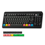 HITIME XVX Retro 75% Gaming Keyboard with TFT Smart Display&Knob, M87 Pro Bluetooth/2.4G/USB-C Wireless Mechanical Key Board