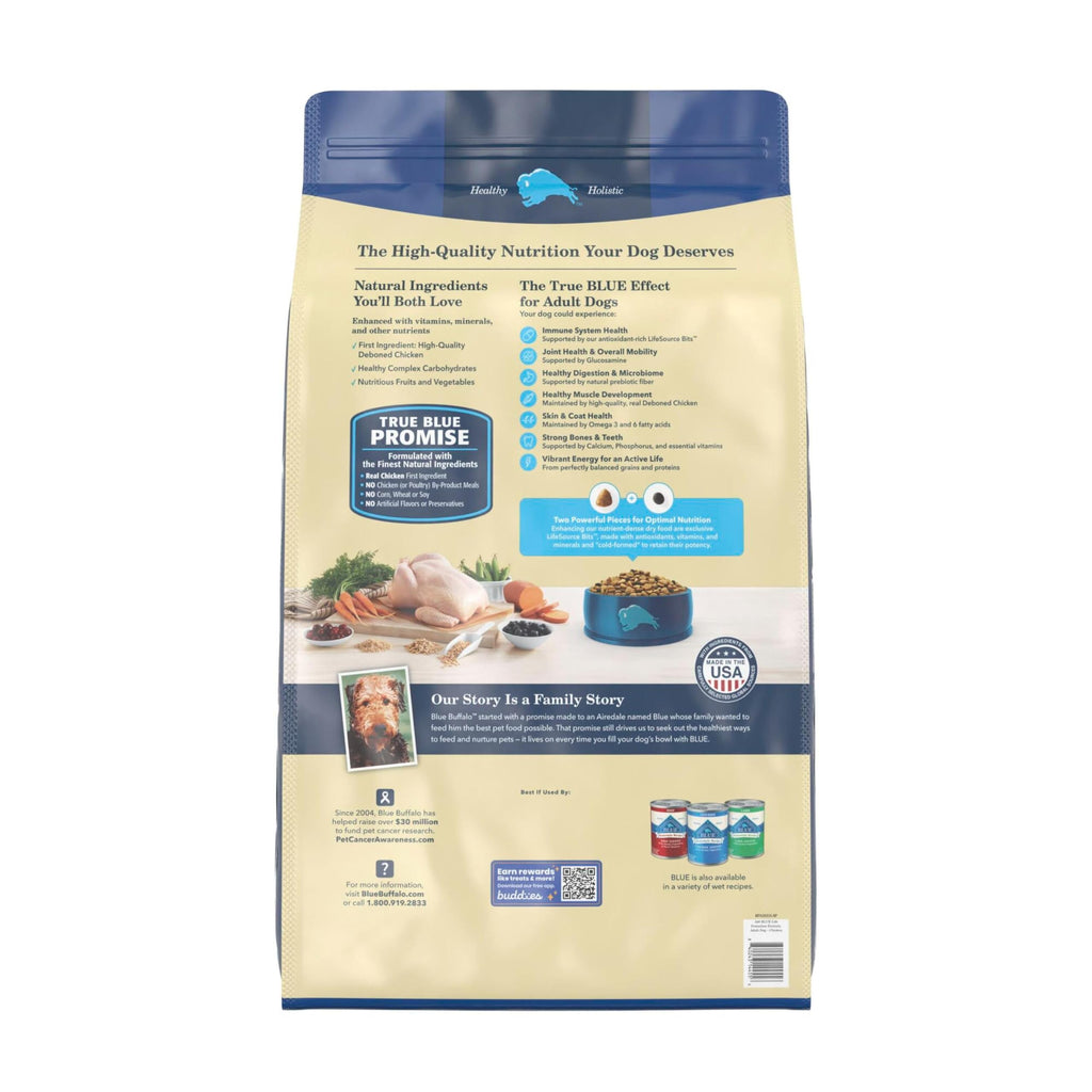 Blue Buffalo Life Protection Formula Chicken Adult Dry Dog Food, 34 lb