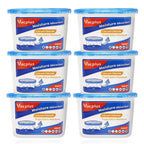Vacplus Moisture Absorbers 6 Pack, Portable Humidity Absorber Boxes for Your Bathroom, Closet & Car, Dehumidifier with Fragrance Free, 10.5 Oz